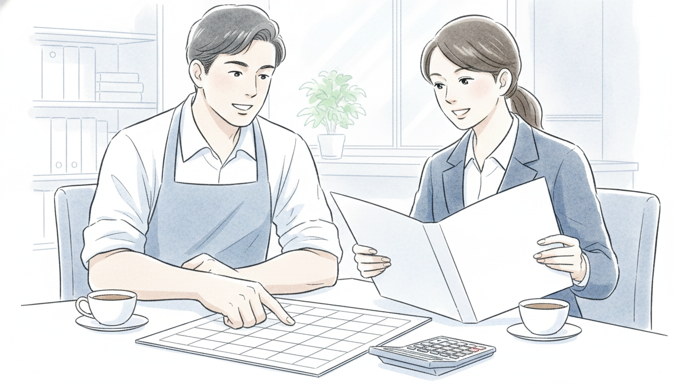 費用の総額シミュレーションと開業スケジュール